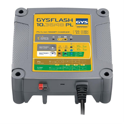 Chargeur de batterie Gysflash 10a 36 48v