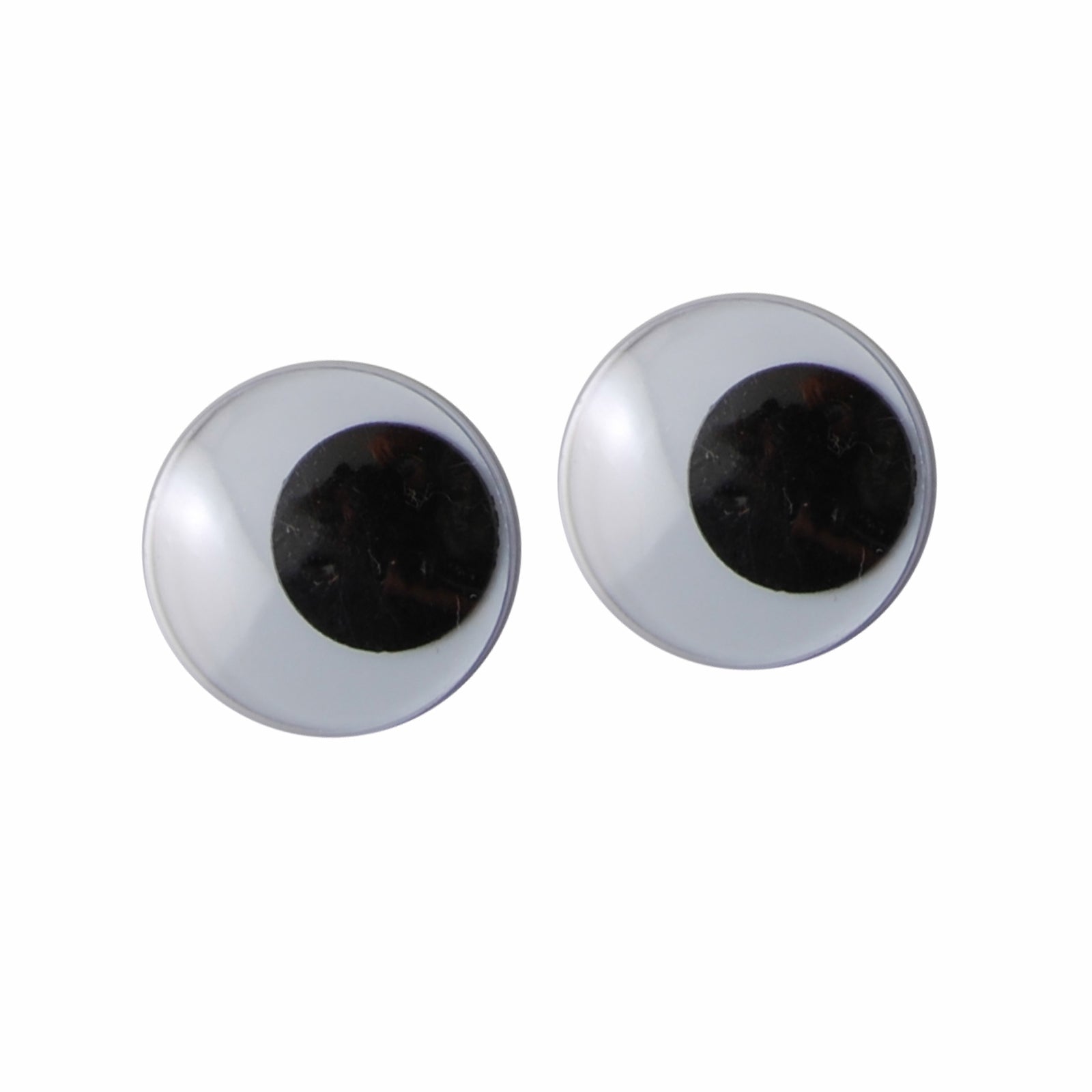 Vaessen creative • yeux écarquillés blanc-noir 18mm 8pcs