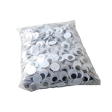 Vaessen creative • yeux écarquillés blanc-noir 20mm 1000pcs - afbeelding 2