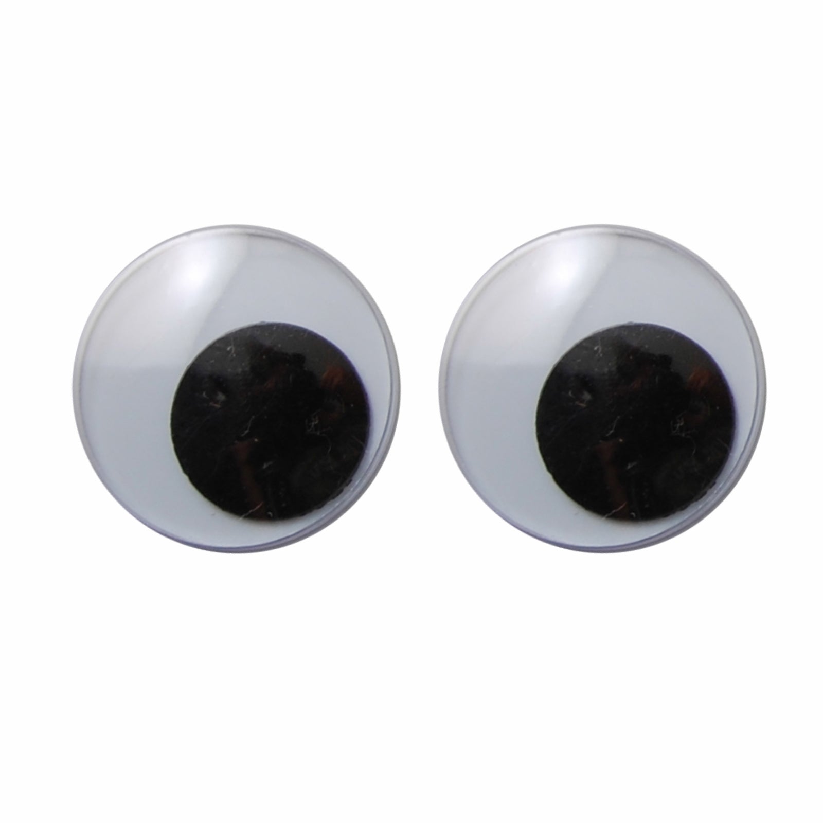 Vaessen creative • yeux écarquillés blanc-noir 30mm 2pcs