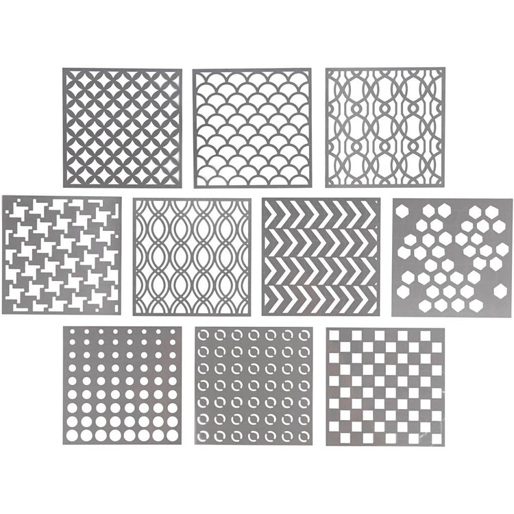 Gabarit d'entreprise Creativ, format 15x15 cm, épaisseur 0,31 mm, 10 feuilles 1 boîte