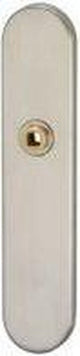 Bouclier de porte Impresso ovale en acier inoxydable