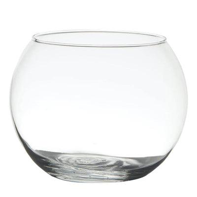 Vase boule à bulles en verre Hakbijl ø16xh13cm