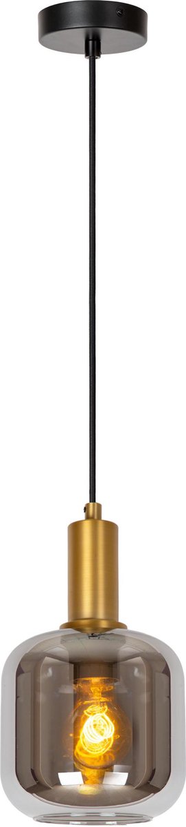 Lucide joanet - suspension - ø 16 cm - 1xe27 - fumé
