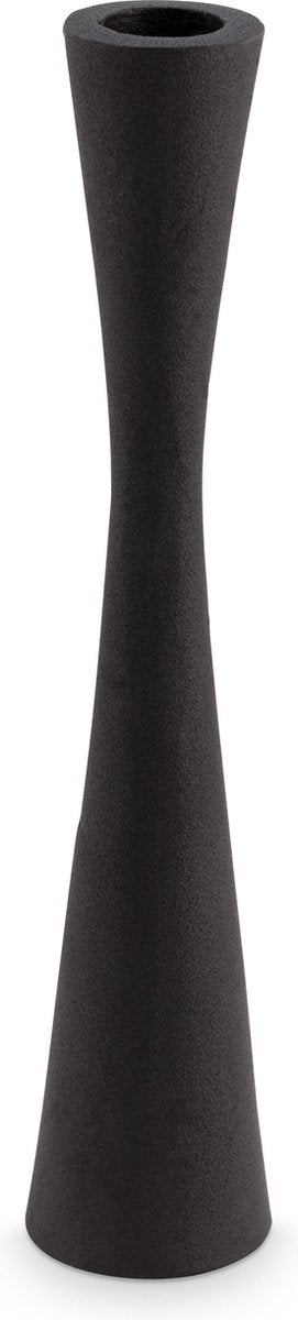 Vtwonen - basic - bougeoir - noir - métal - 25,5cm