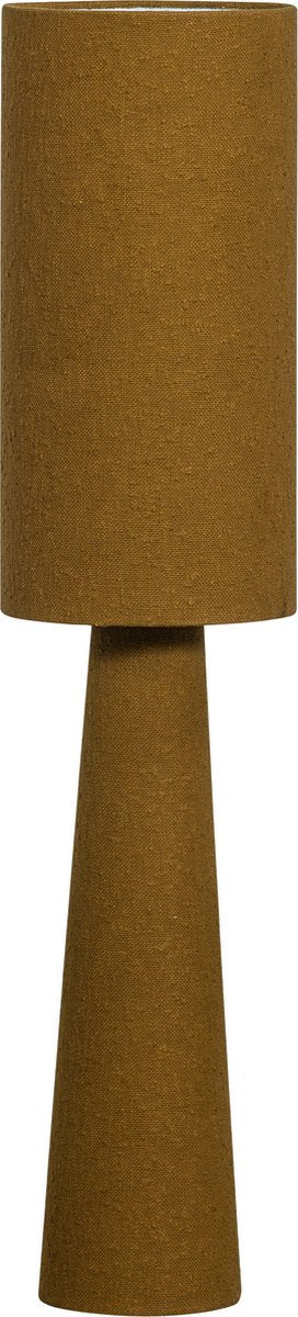 Lampadaire Woood loft - métal bouclé - tapenade - 130xø30 cm
