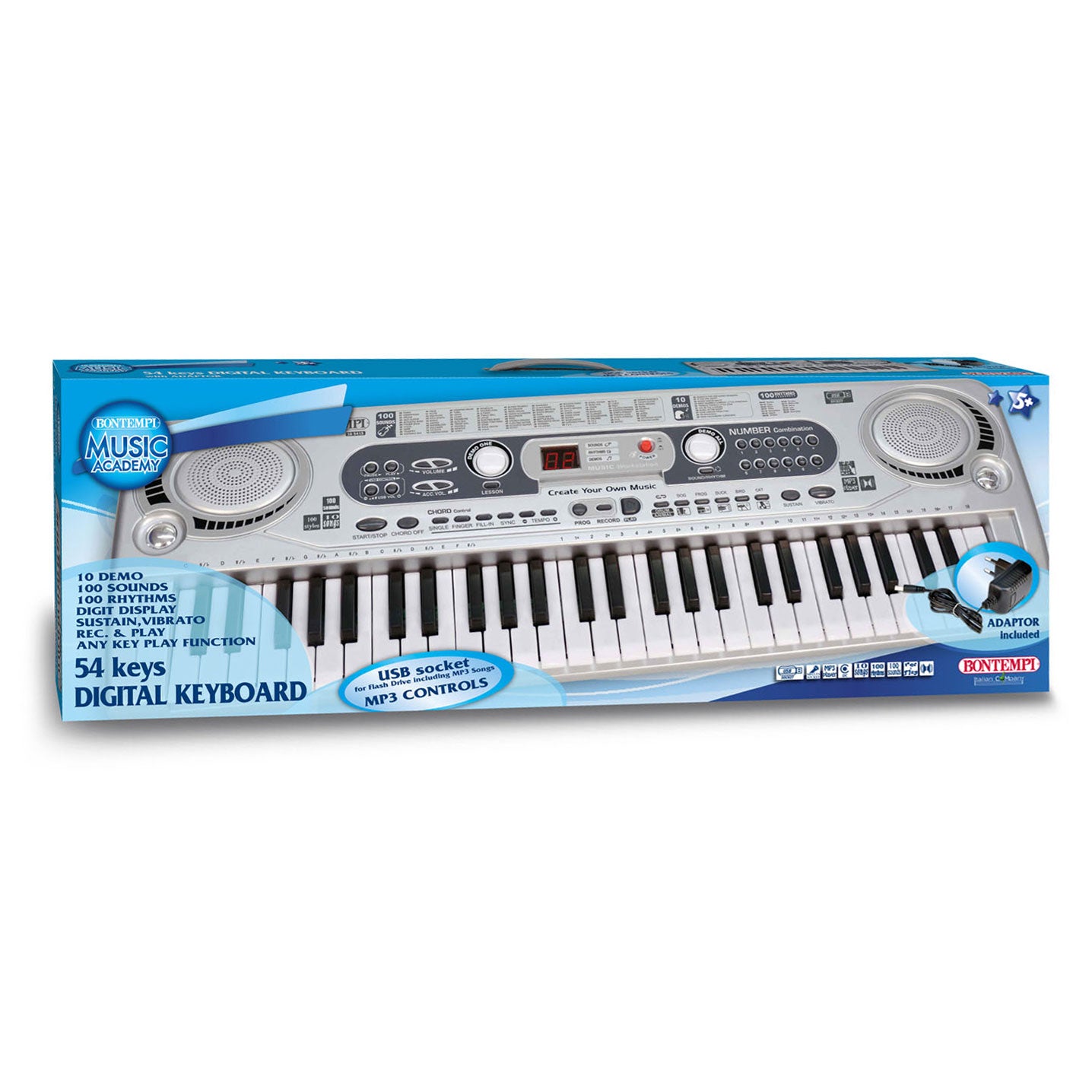 Clavier numérique Bontempi, 54 touches