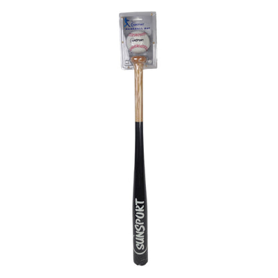 Bat de baseball tactique Sunsport avec balle, 71 cm