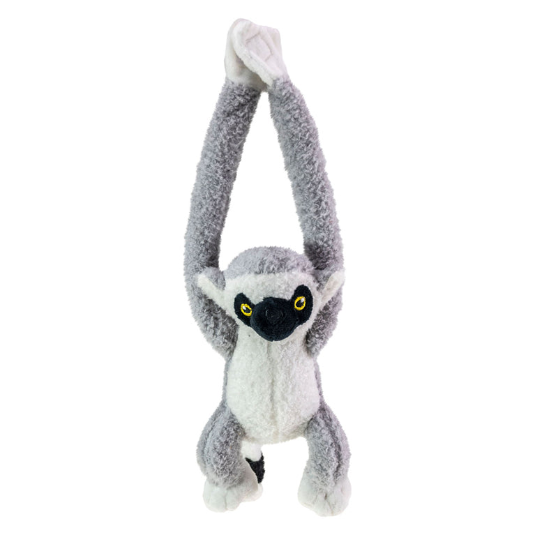 Camarades tactiques câlins lemur maki gris noir