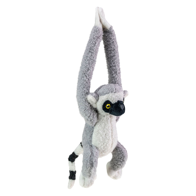 Camarades tactiques câlins lemur maki gris noir