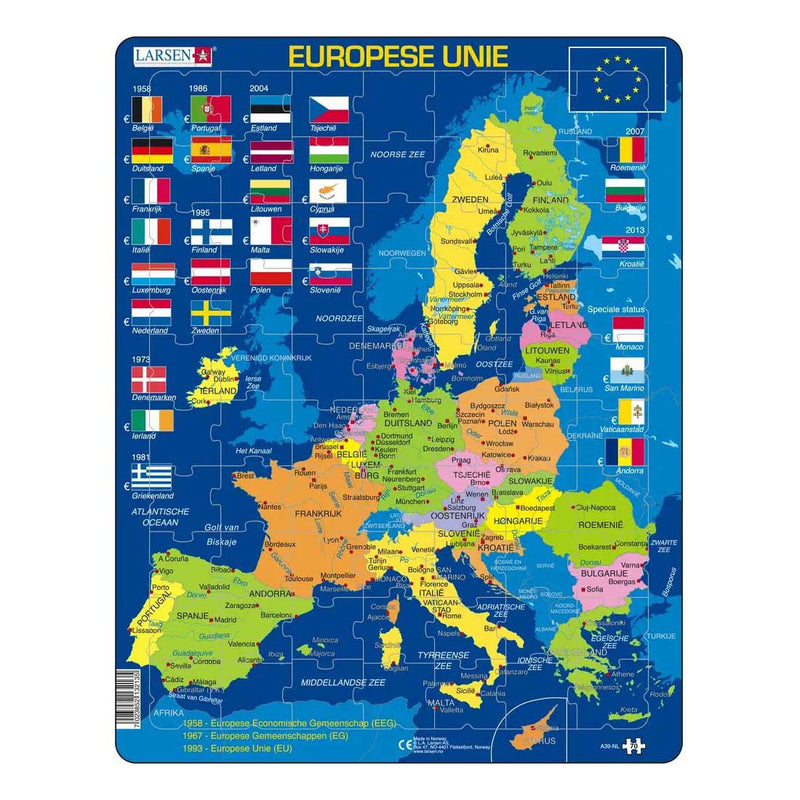Selecta Larsen Jeg Puzzle l'Union européenne, 70e.