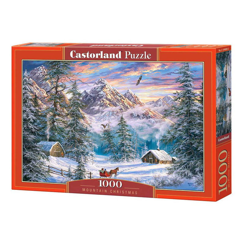 Selecta Castorland Play Puzzle Mountain Christmas, 1000st.