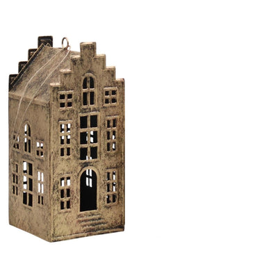 Atmosphère de manoir pendentif décoratif maison or antique 6x6x14.5cm