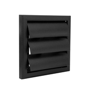 Renson 1069265 - grille de hotte aspirante en saillie PVC 733 (154x154) str 9005 (noir) | 2 pièces - afbeelding 6