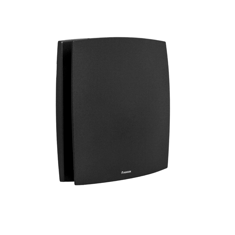 Renson 1069260 - cache ventilateur mécanique (9x12-dia 125) 92b (noir) | 2 pièces