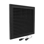 Renson 1069264 - grille orientable en saillie PVC 732 (250x250) str 9005 (noir) | 2 pièces - afbeelding 4