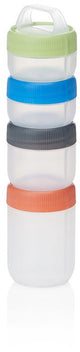 Human gear humangear - stax - petit - spectre clair - starter 4-pack - boîte de rangement - empilable - léger