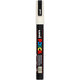Marker Posca Uni-Posca, AFM PC-3M, épaisseur de ligne 0,9-1,3 mm, amende, ivoire, 1 pièce