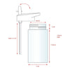 VADOBAG Buver Bottle Let's Mange, 450 ml