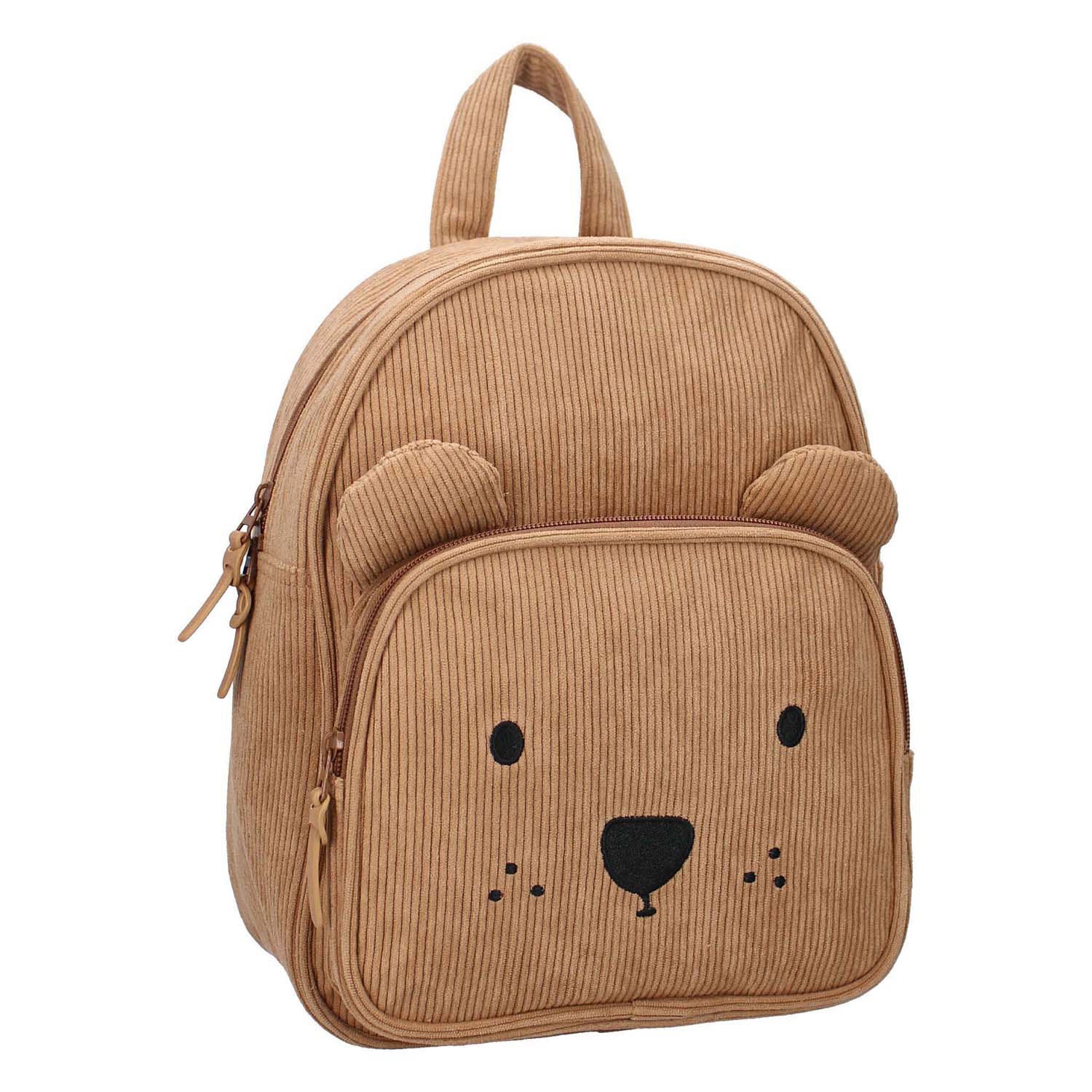 Sac à dos kidzroom porto beary excité marron
