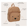 Sac à dos kidzroom porto beary excité marron