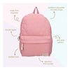 Sac à dos laiteux baiser doux bémulage rose