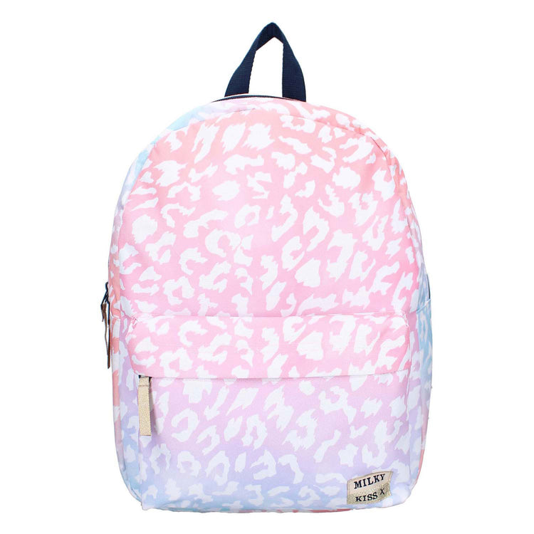 Milky Kiss sac à dos style audacieux imprimé léopard