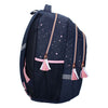 Sac à dos Milky Kiss Divine Days bleu foncé à pois roses, 3 compartiments