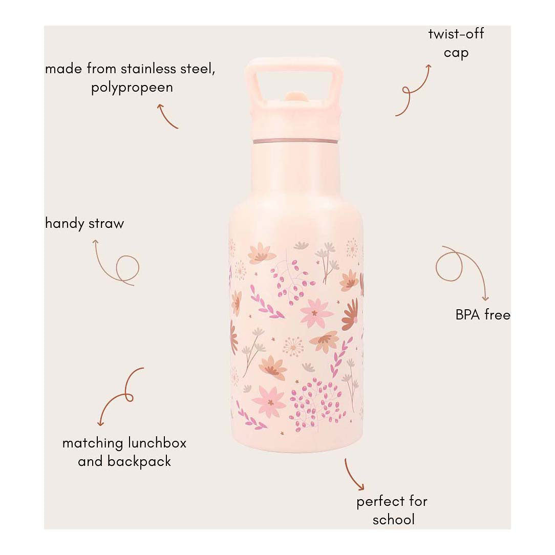 Kidzoom Buver Bottle Sweet SIPS Fleurs, 350 ml