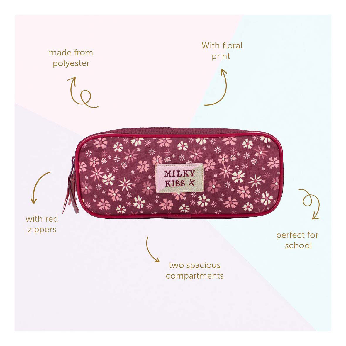 Trousse à crayons Milky Kiss Wild Bliss