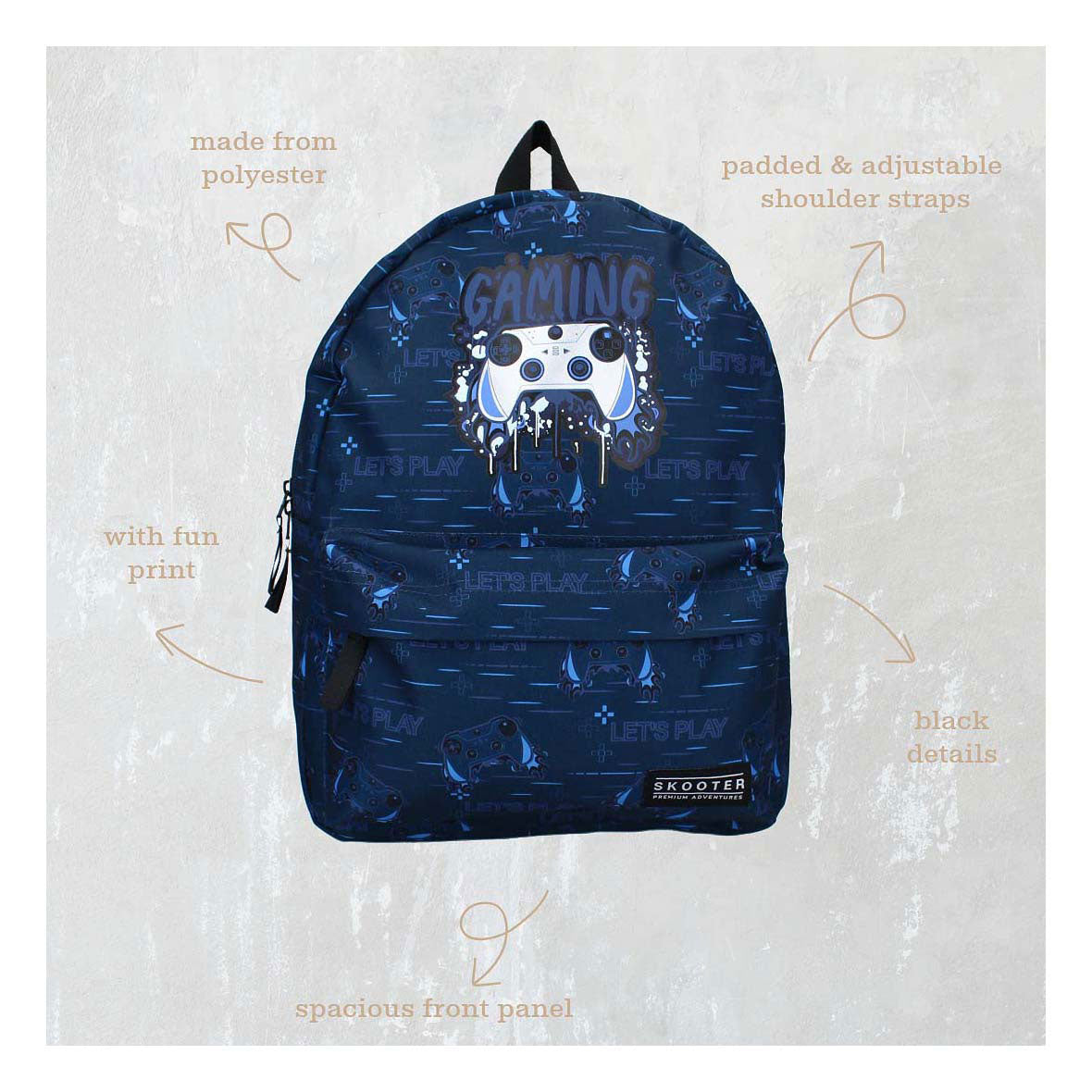 Vadobag Skooter Backpack Gamers Unite