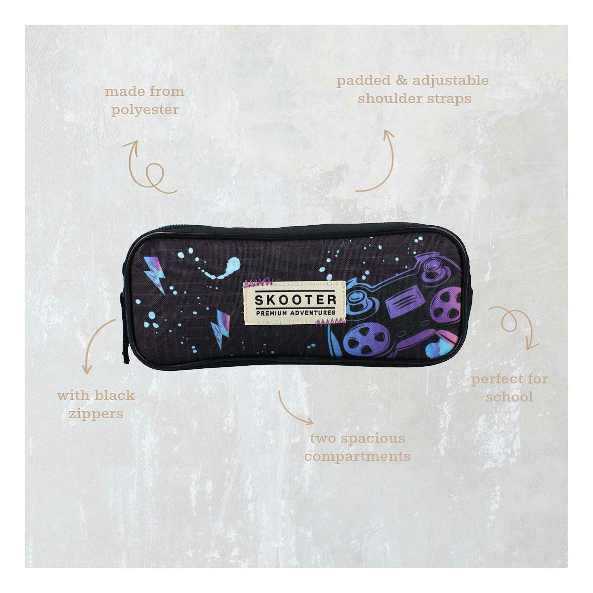 Pochette scooter Vadobag jeu face on