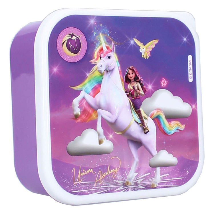 Vadobag unicorn academy boîte à pain bouchées fraîches 3 en 1