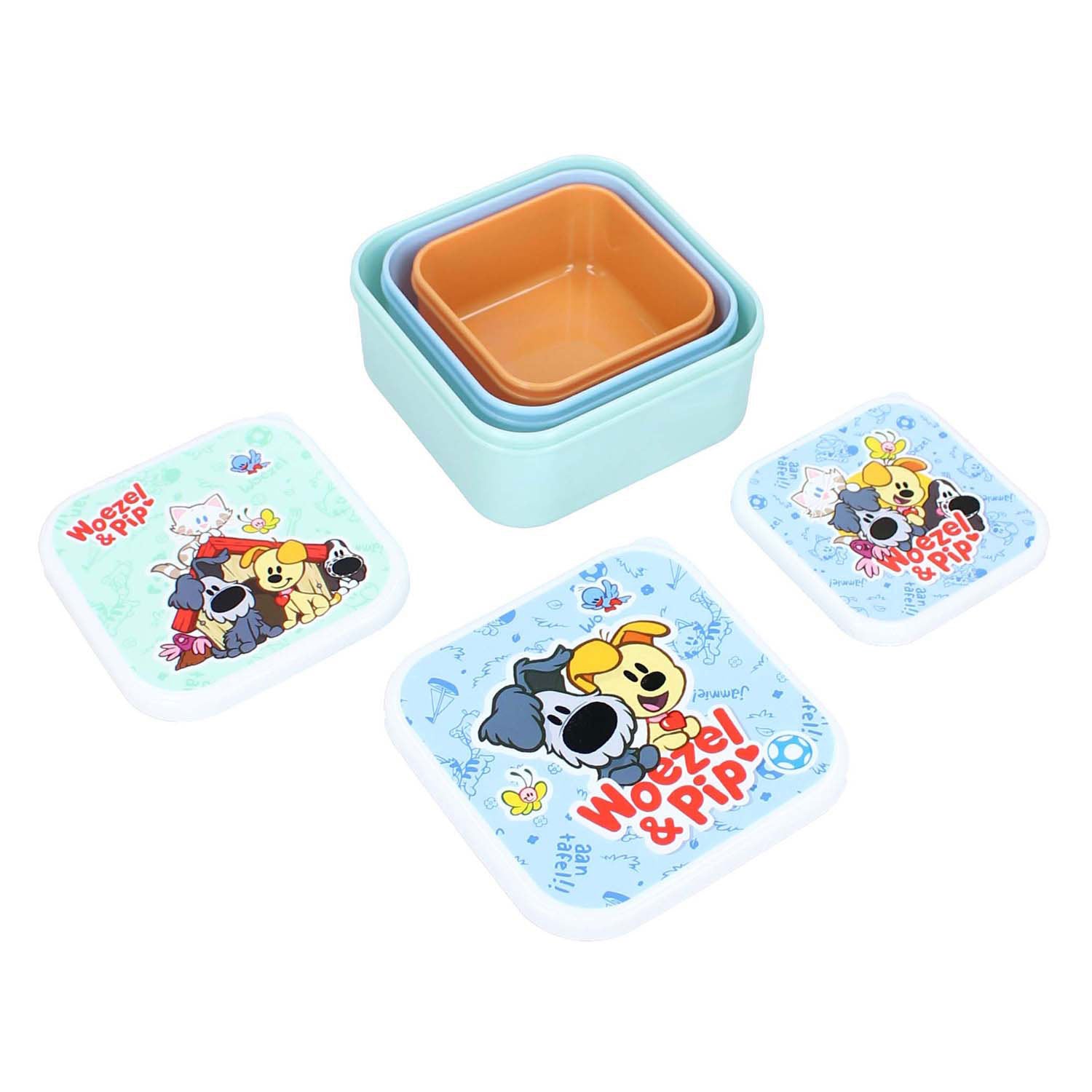 Woezel et Pip Snackbox 3 en 1 Fresh Bites