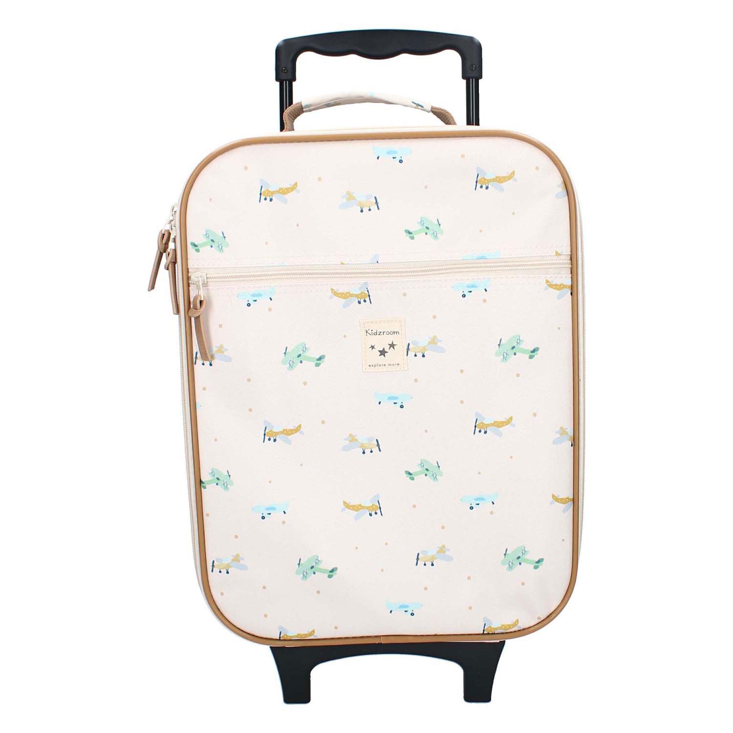 Kidzroom valise trolley bavardage - avions