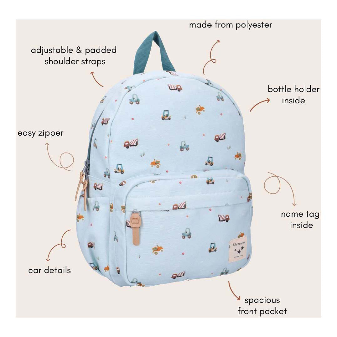 Kidzroom sac à dos petite histoire - vert