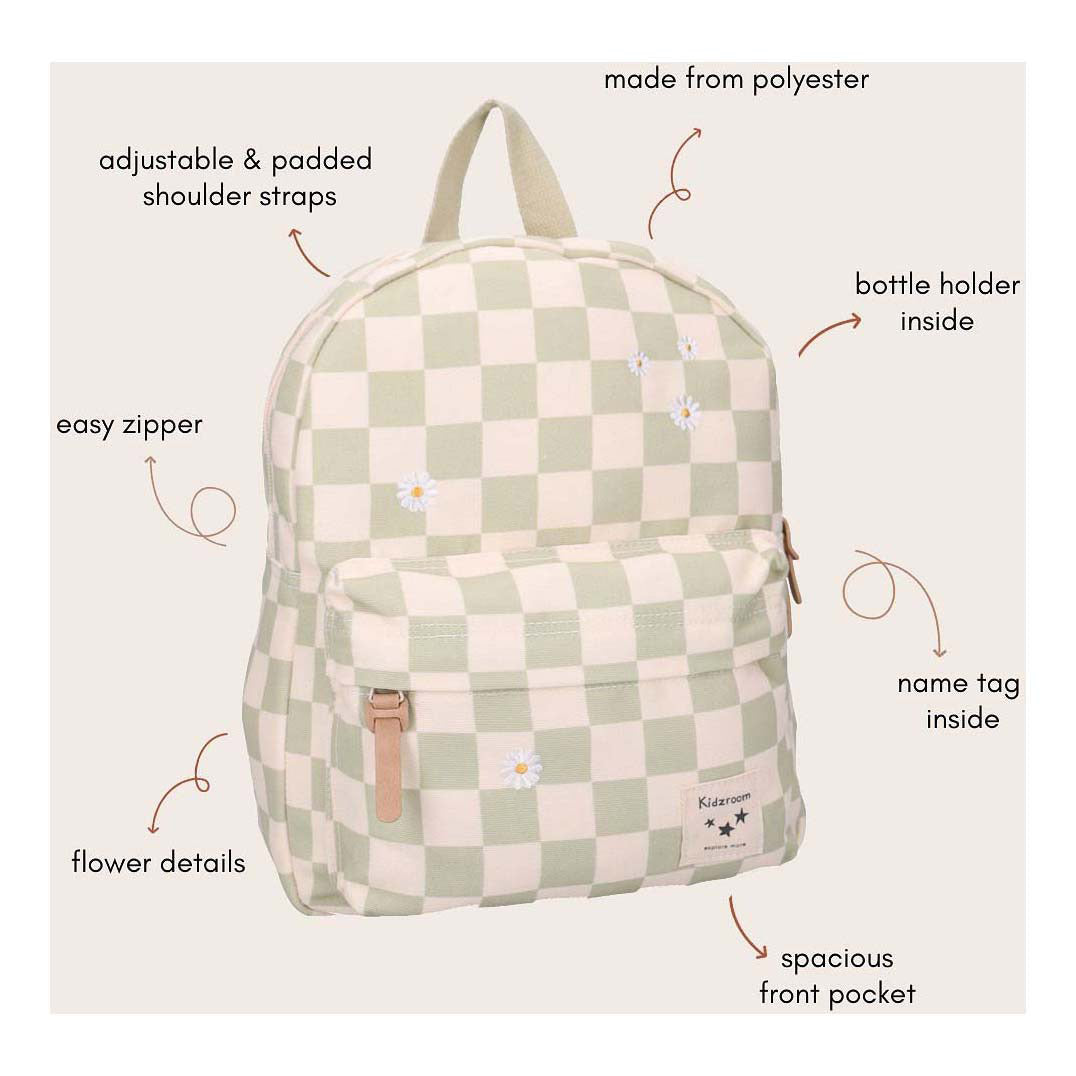 Kidzroom sac à dos nostalgie - imprimé diamant
