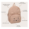 Kidzroom sac à dos confort amis - beige