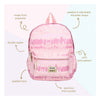 Milky Kiss sac à dos amour et rire - rose