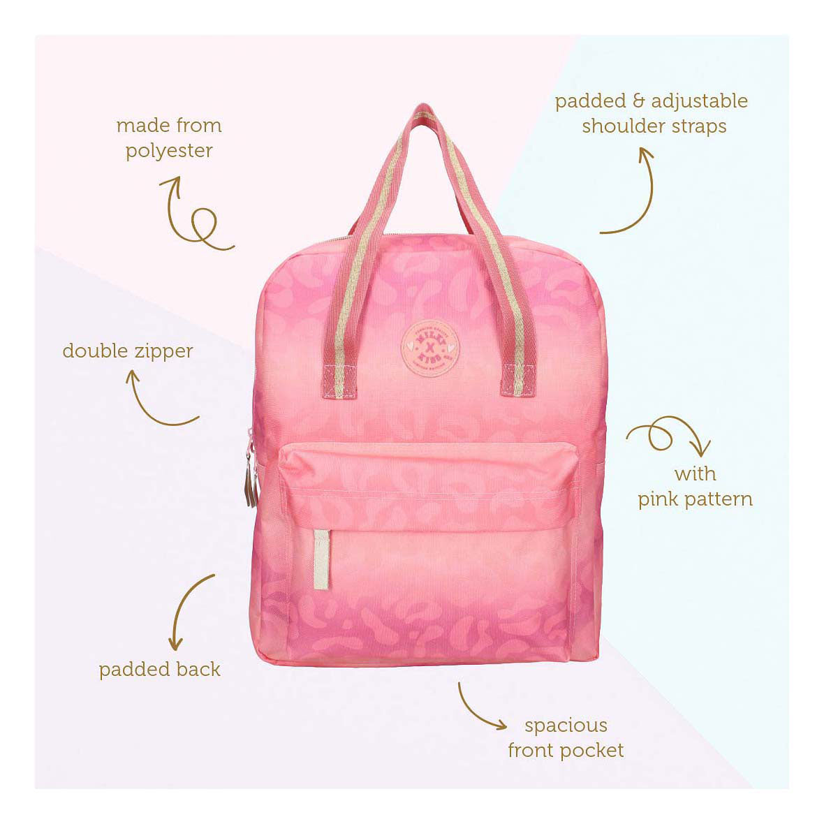 Sac à dos Milky Kiss amour et rire