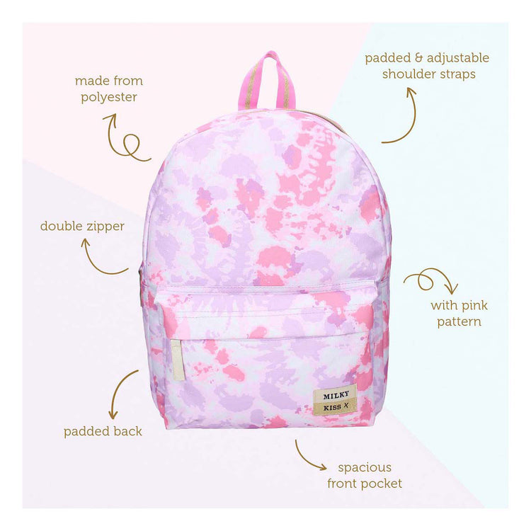 Milky Kiss sac à dos amour et rire - violet