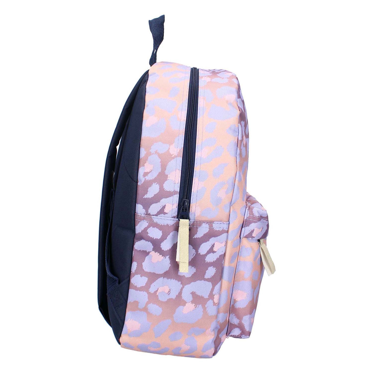Sac à dos milky kiss prestige lilas léopard | 2 pièces