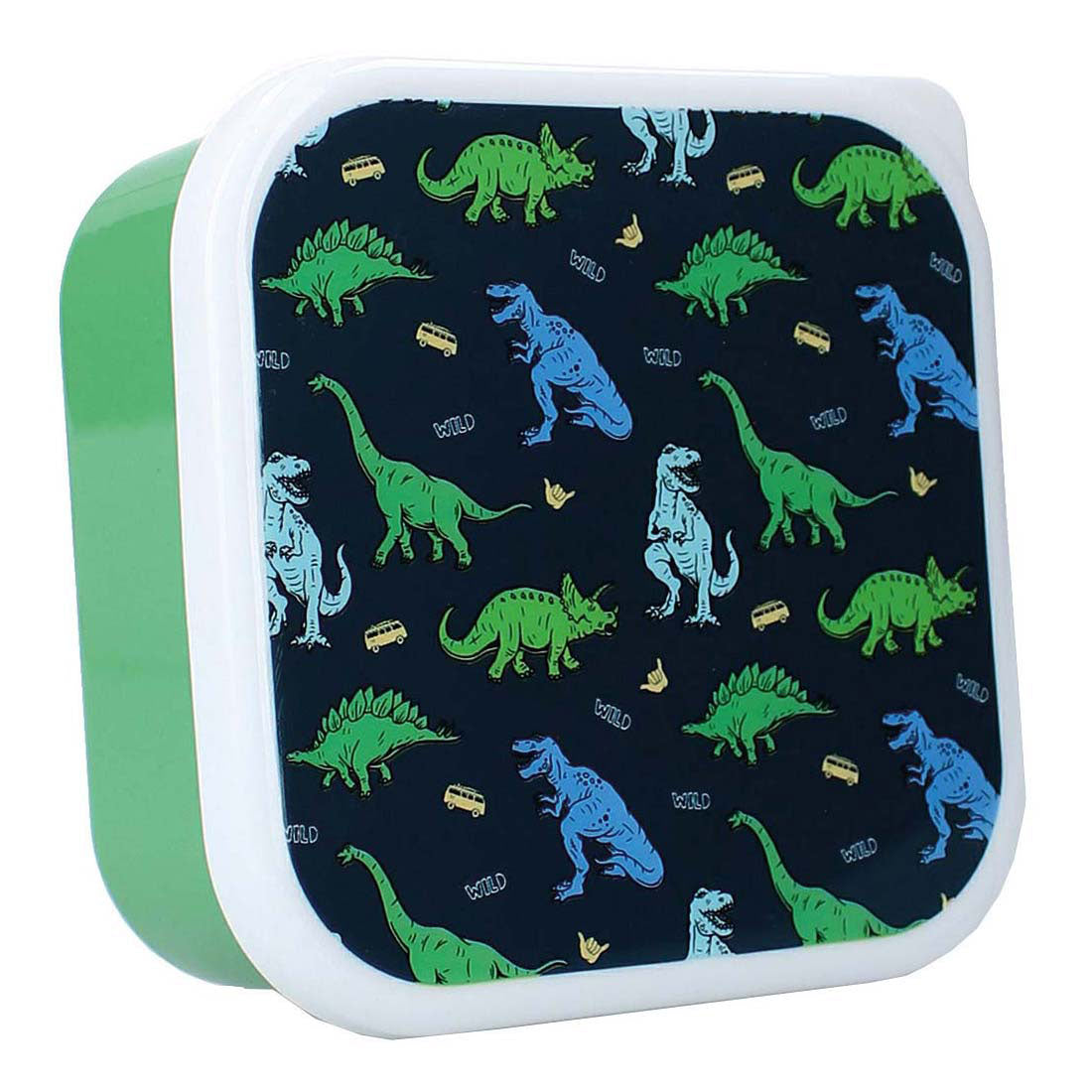Vadobag boîte à lunch amusantes bouchées fraîches dinosaure - 3 pièces.