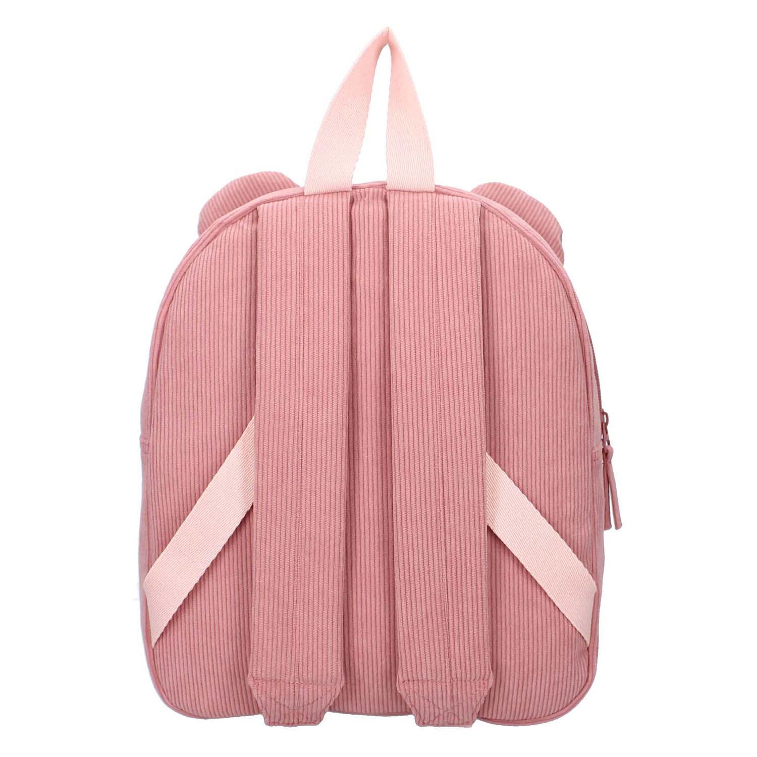 Vadobag fun sac à dos crête et rangée - oreilles d'ours rose