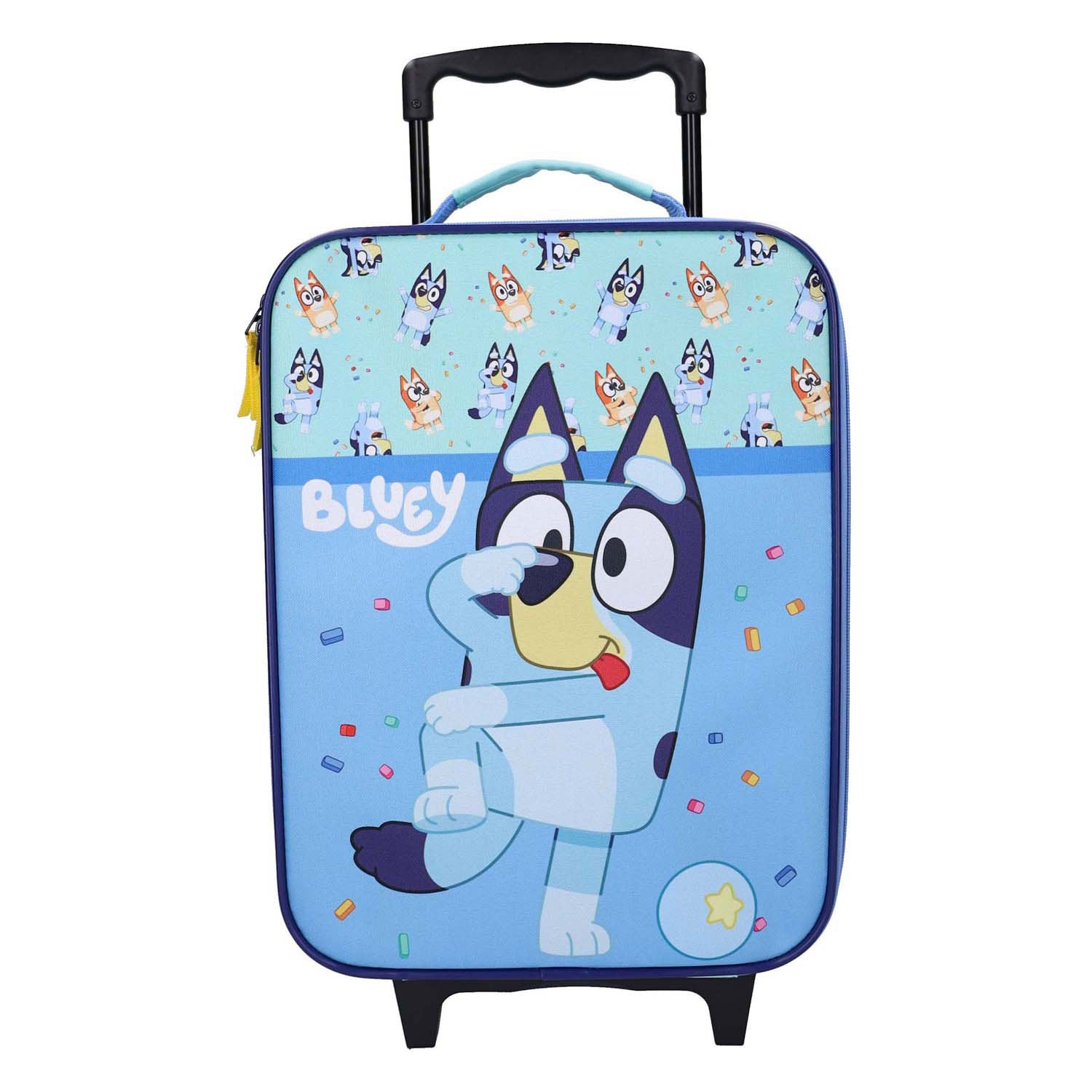 Valise trolley Vadobag bleu à rouler