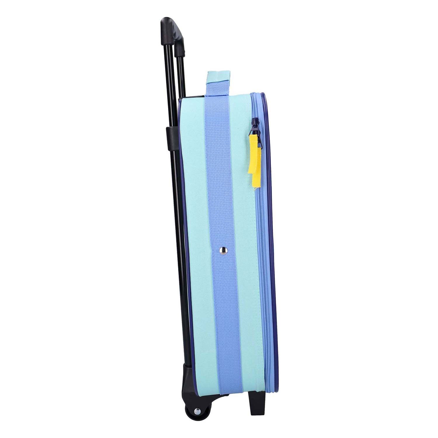 Valise trolley Vadobag bleu à rouler