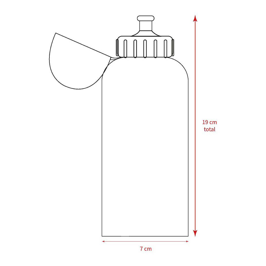 Vadobag gourde bonjour kitty aluminium 500ml