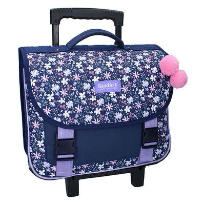 Sac à livres à roulettes Vadobag Milky Kiss Flower Bomb