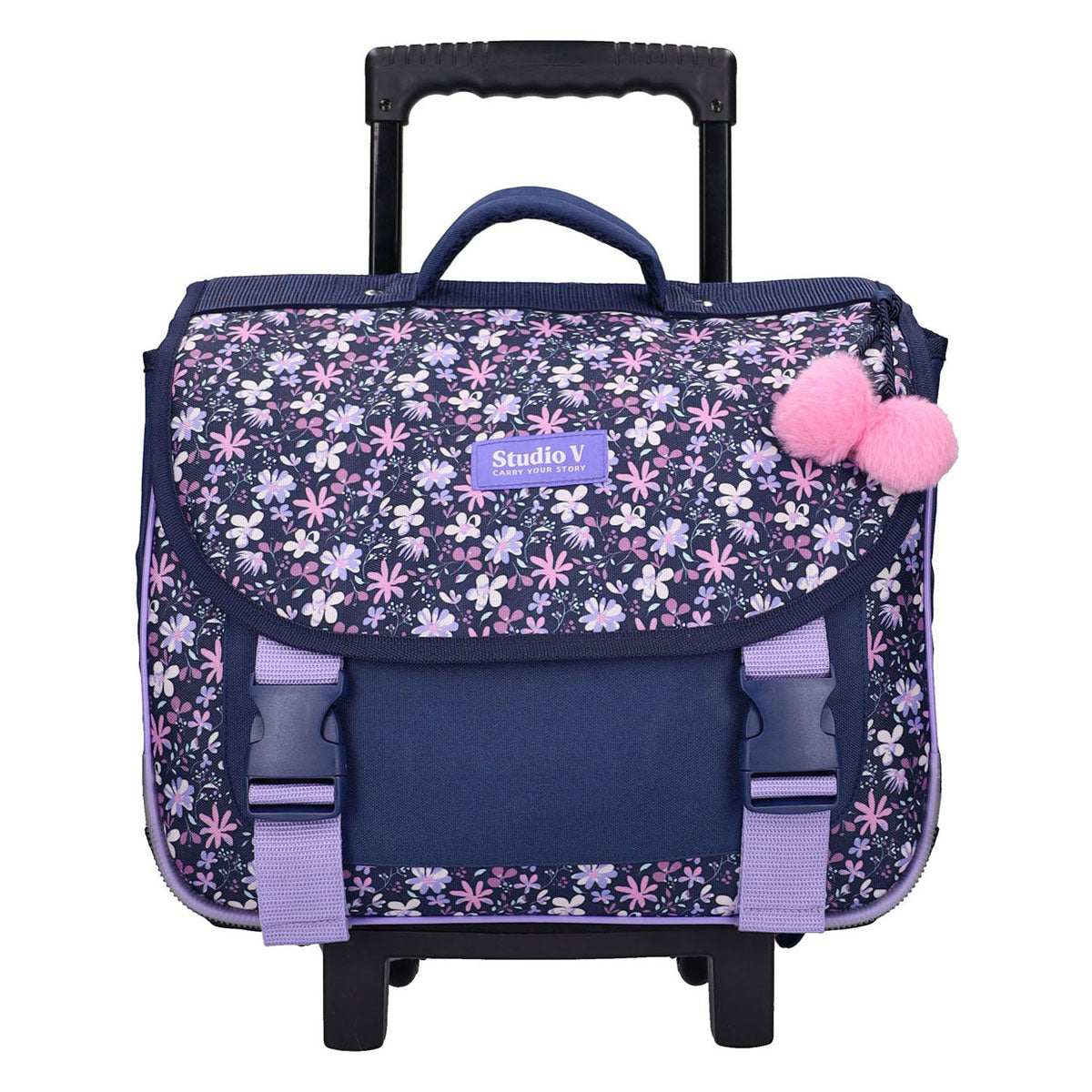 Sac à livres à roulettes Vadobag Milky Kiss Flower Bomb