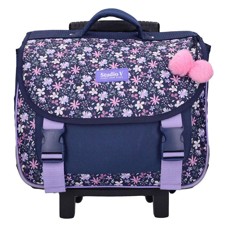 Sac à livres à roulettes Vadobag Milky Kiss Flower Bomb